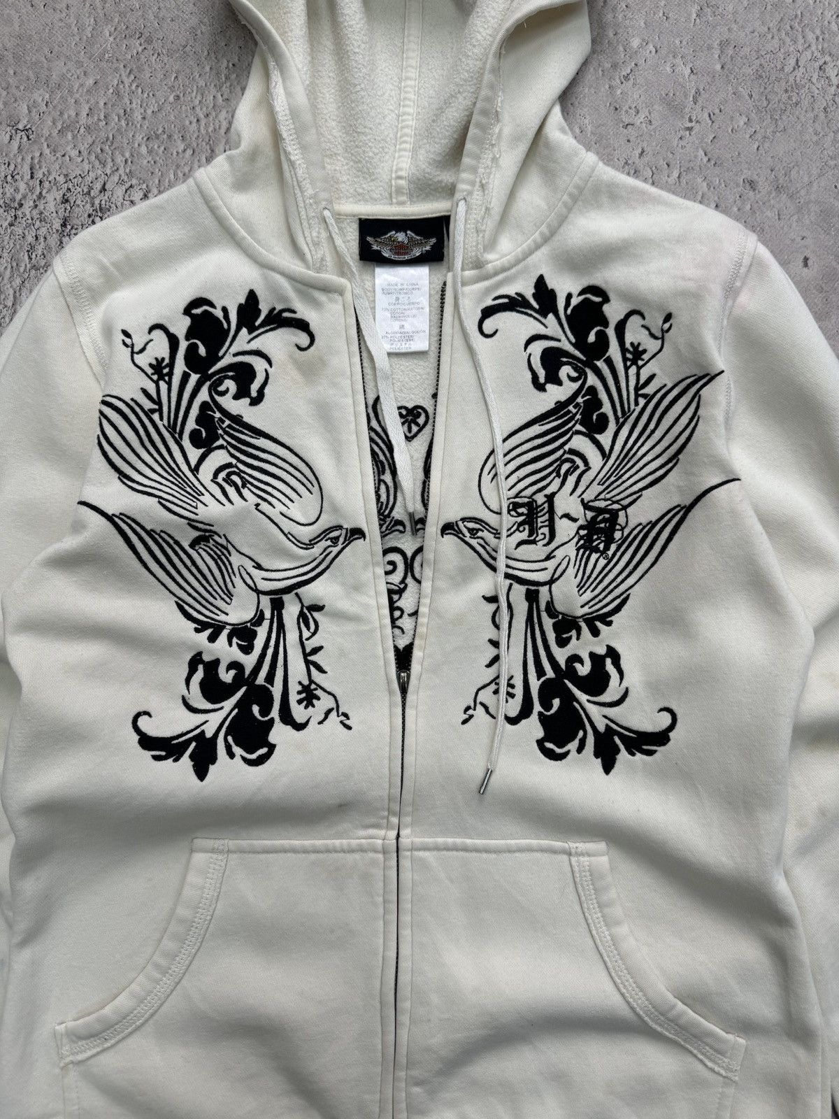 Harley Davidson × If Six Was Nine × Japanese Brand SALE💣💣 Japanese Affliction Y2K Ifsixwasnine Style Hoodie HD Size US S / EU 44-46 / 1 - 7 Thumbnail