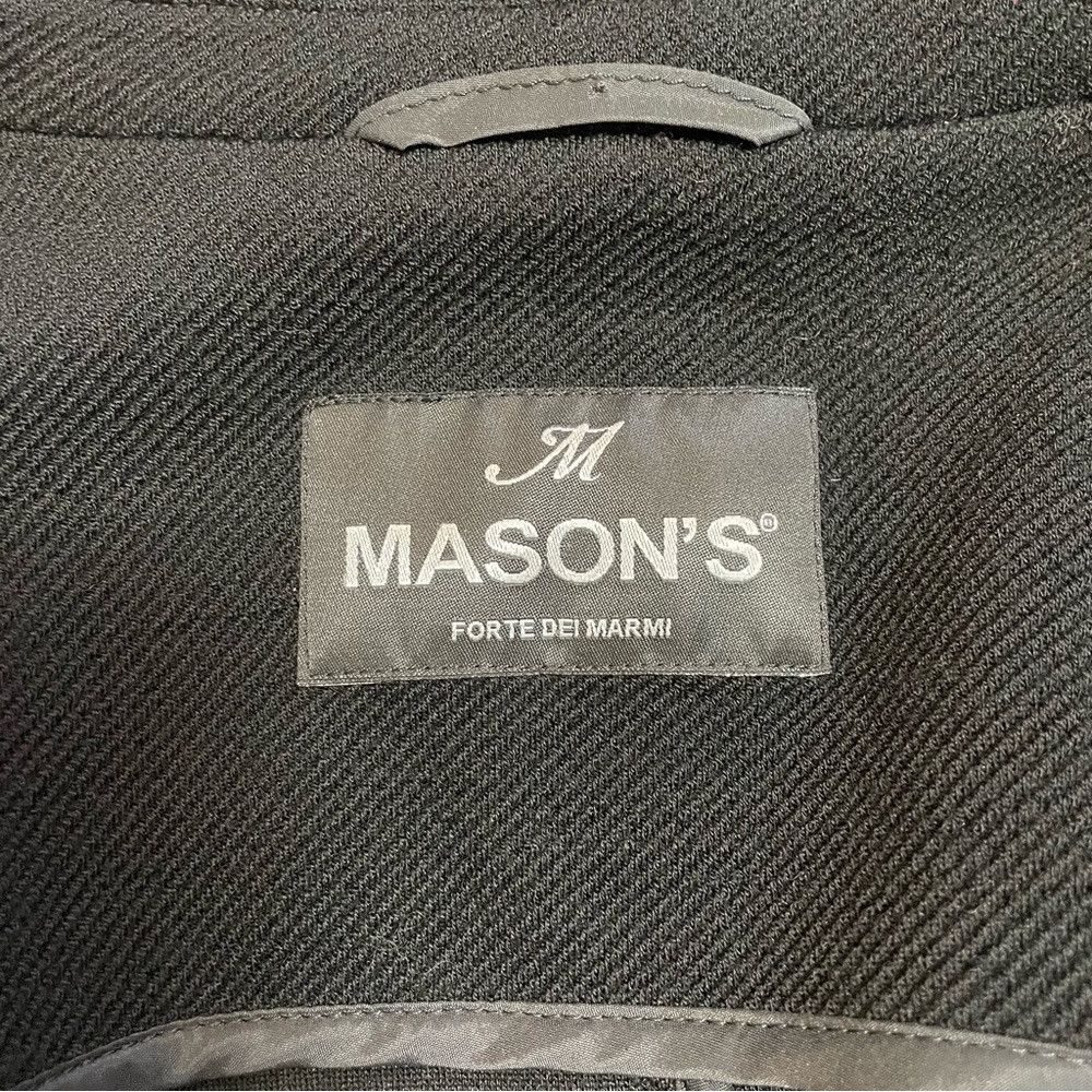 Mason's Mason's Black Wool Blend Blazer Jacket Size 46 US M Size M / US 6-8 / IT 42-44 - 8 Thumbnail