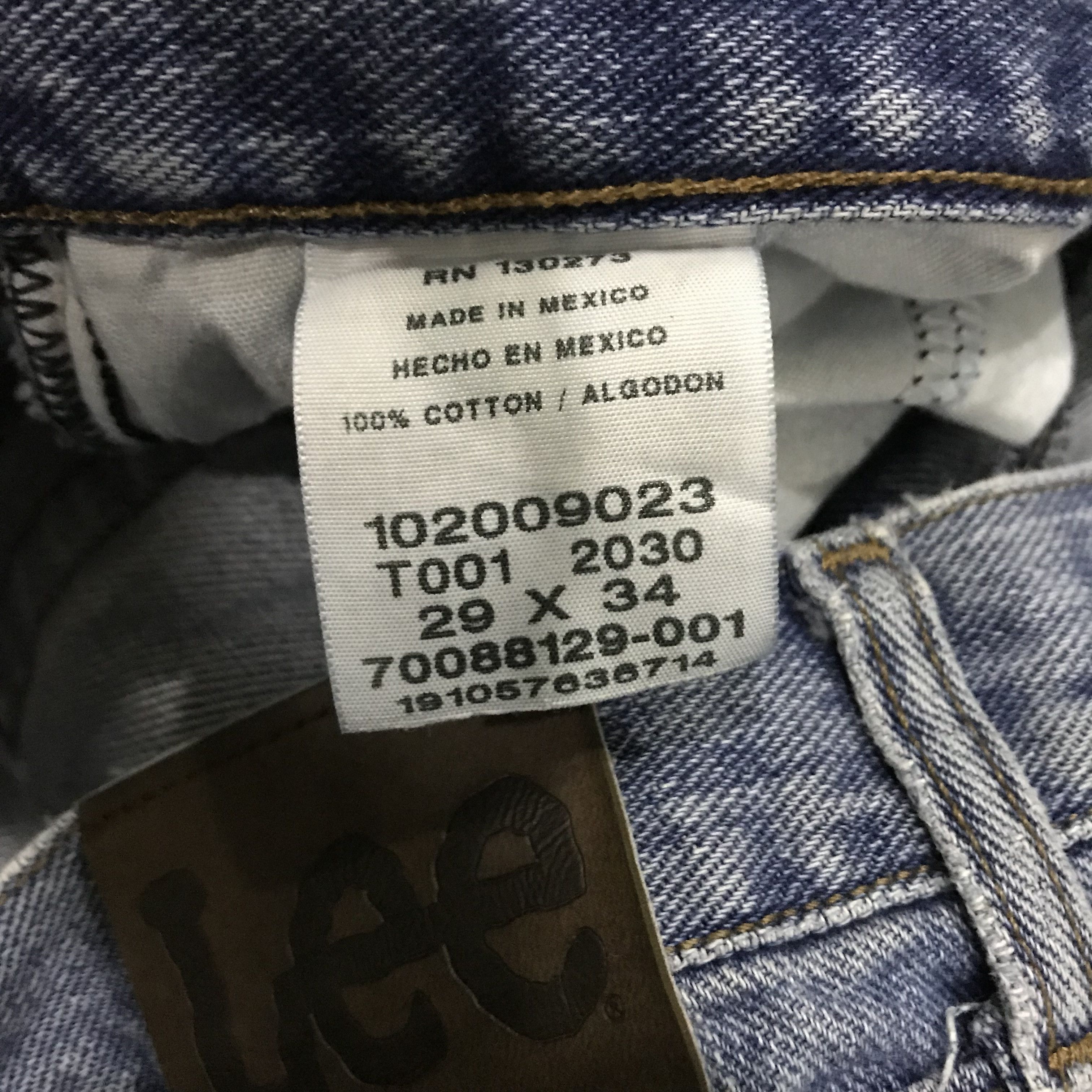 Lee Vintage Retro 90s Lee Jeans Blue Denim Regular Fit Size US 29 - 14 Thumbnail
