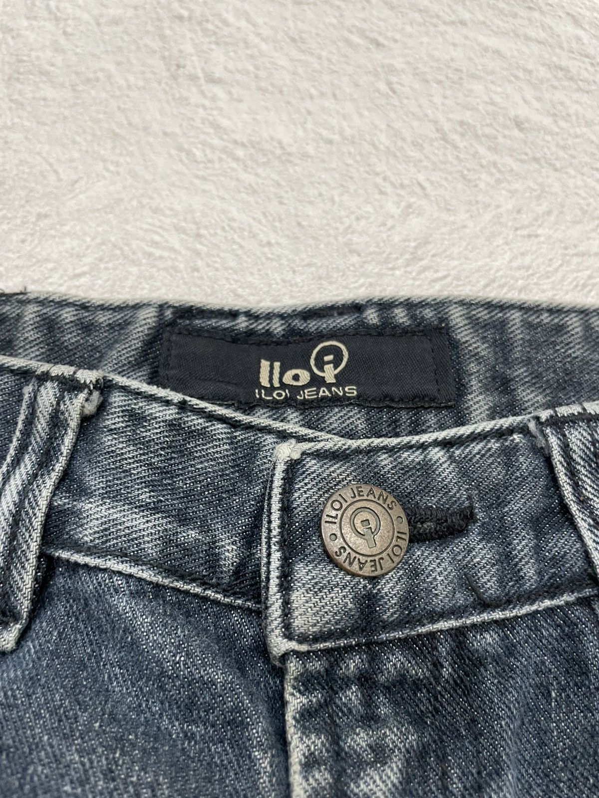 If Six Was Nine 2000s Washed Jeans Fading Denim Distressed Y2k Size 34" / US 12 / IT 48 - 5 Thumbnail