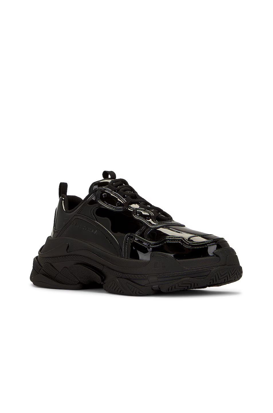 Balenciaga o1mt1gz0924 Triple S Sneakers in Black Size US 9 / EU 42 - 2 Thumbnail