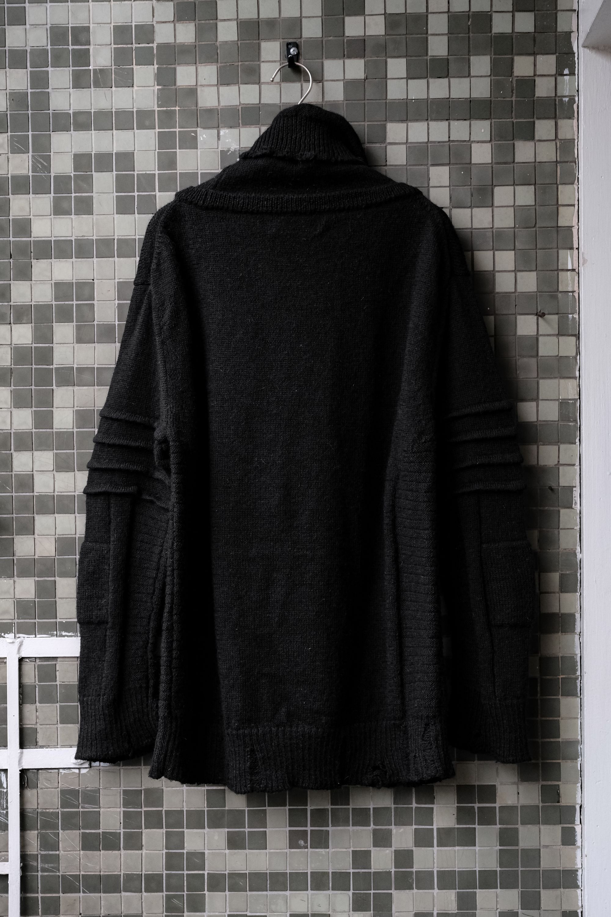 Ambush Design AMBUSH Distressed Hi-Neck Wool Sweater Size US S / EU 44-46 / 1 - 7 Thumbnail