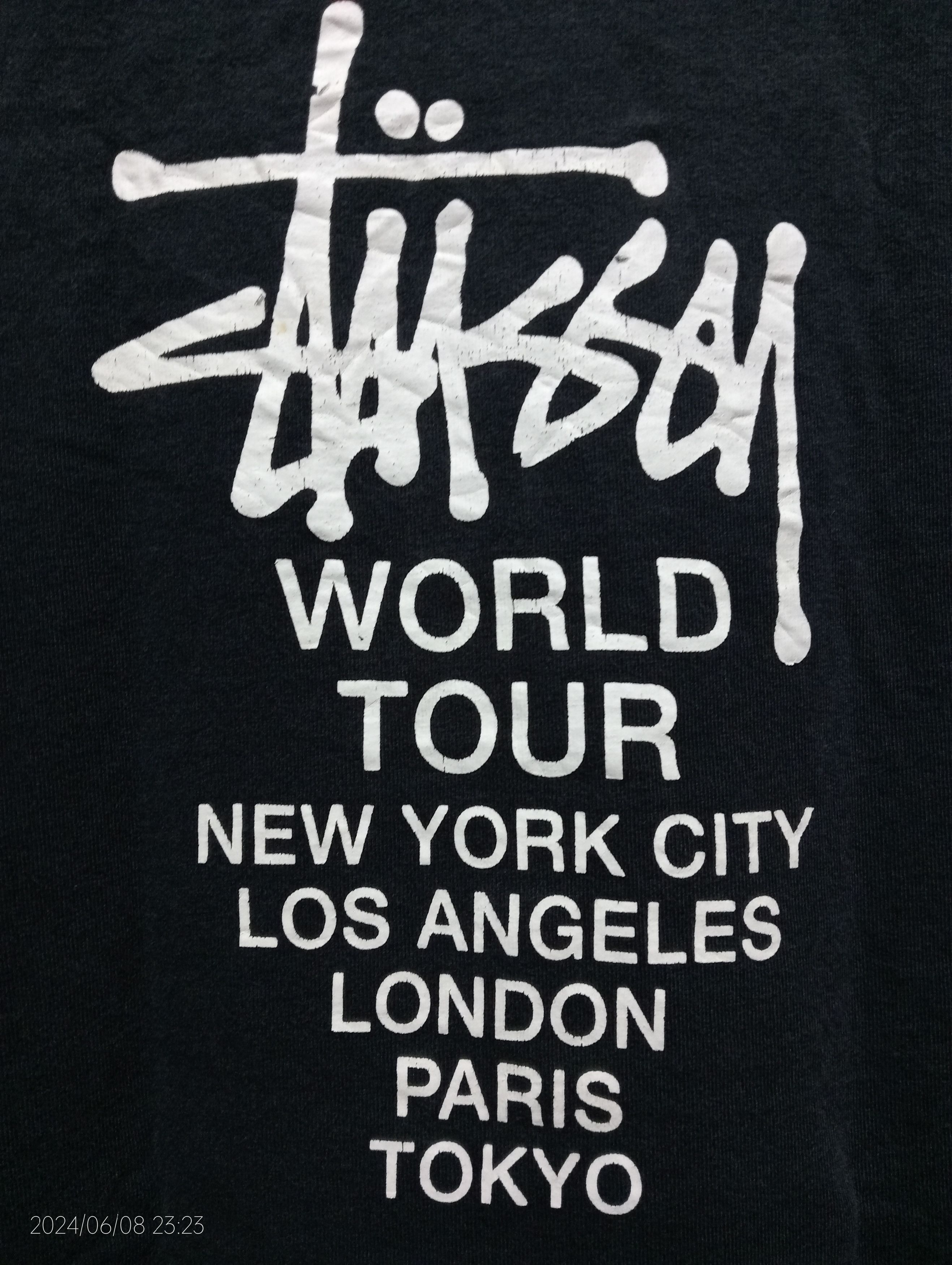 Champion × Streetwear × Stussy Stussy X Champion World Tour