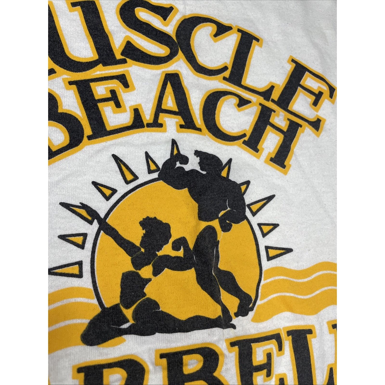 Other 80s Muscle Beach Barbell Club Single Stitched T Shirt NWOT S Size US S / EU 44-46 / 1 - 6 Thumbnail