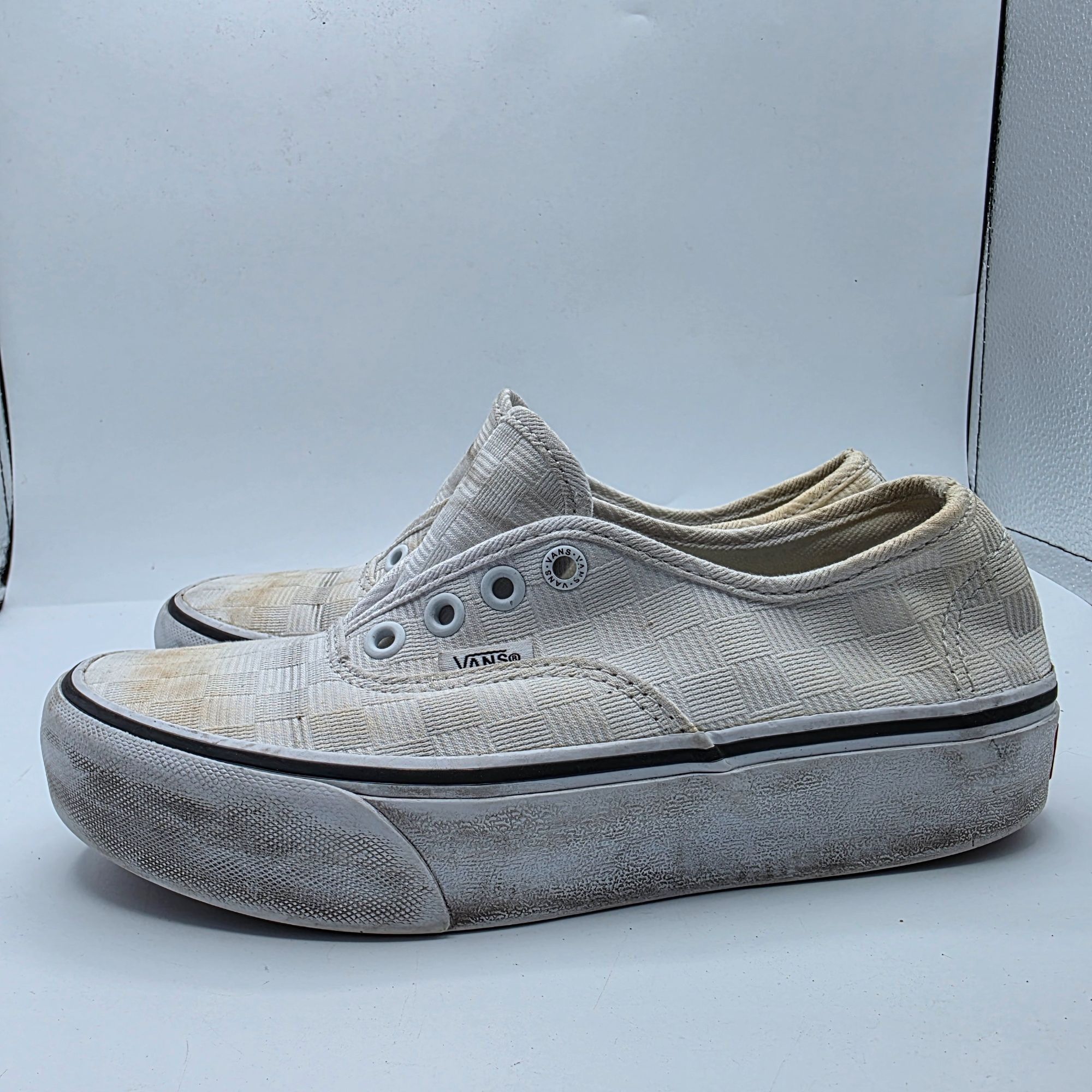 Vans Vans Authentic Womens Size 6 White Platform Shoes Casual Wal Size US 6 / IT 36 - 13 Thumbnail