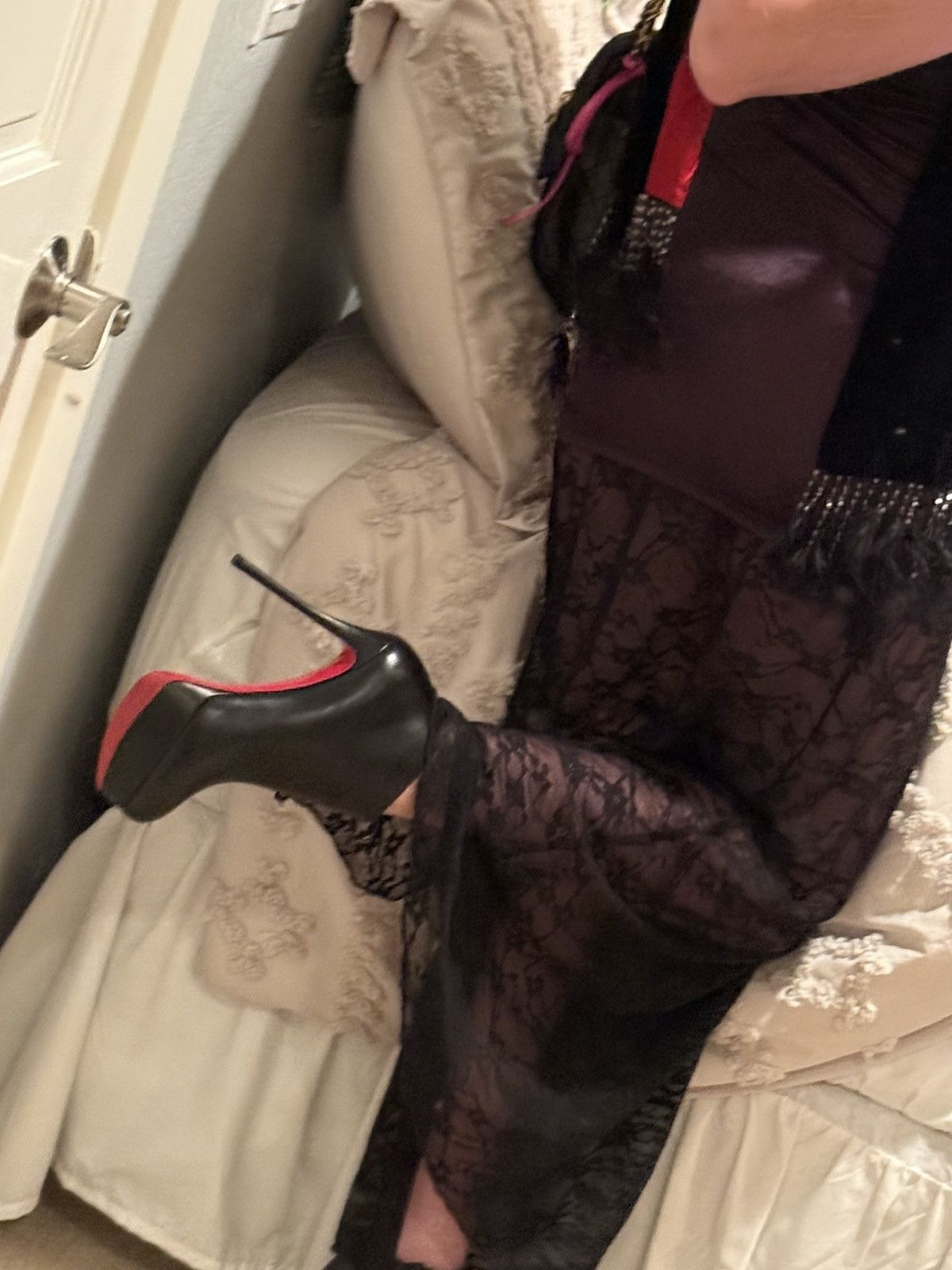 Christian Louboutin Louboutin Ankle-Boot heels Size US 6.5 / IT 36.5 - 6 Thumbnail