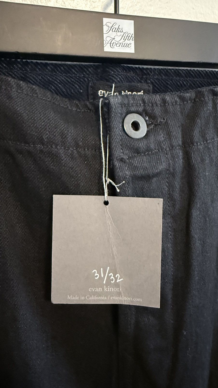Four Pocket Pants - Black Selvedge Denim, Men's (Size 36) — image 3 of 6