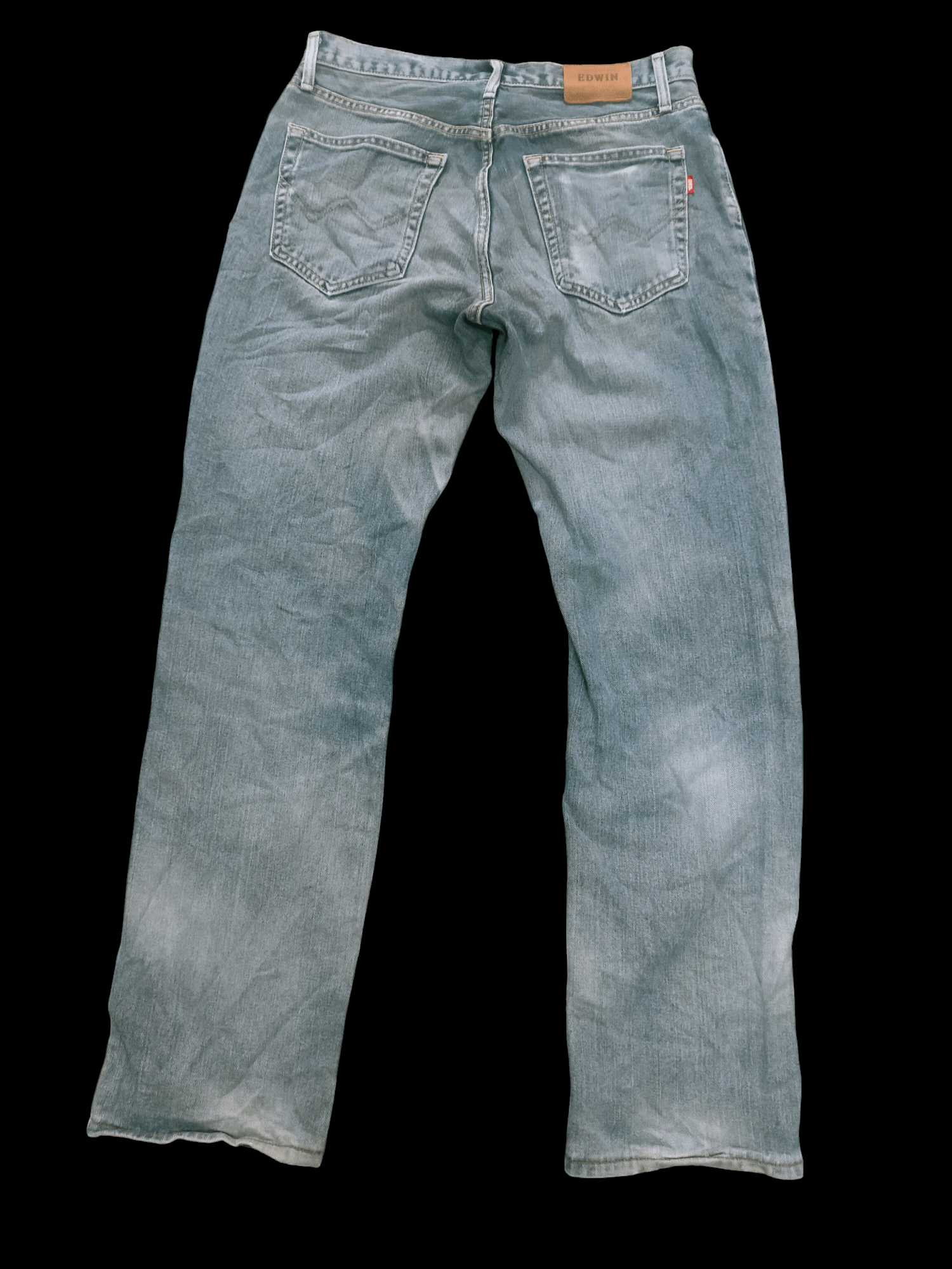 Edwin × If Six Was Nine × Vintage 🔥Mudwash🔥Edwin 404 Distressed Straight Cut Jeans Size US 31 - 2 Thumbnail