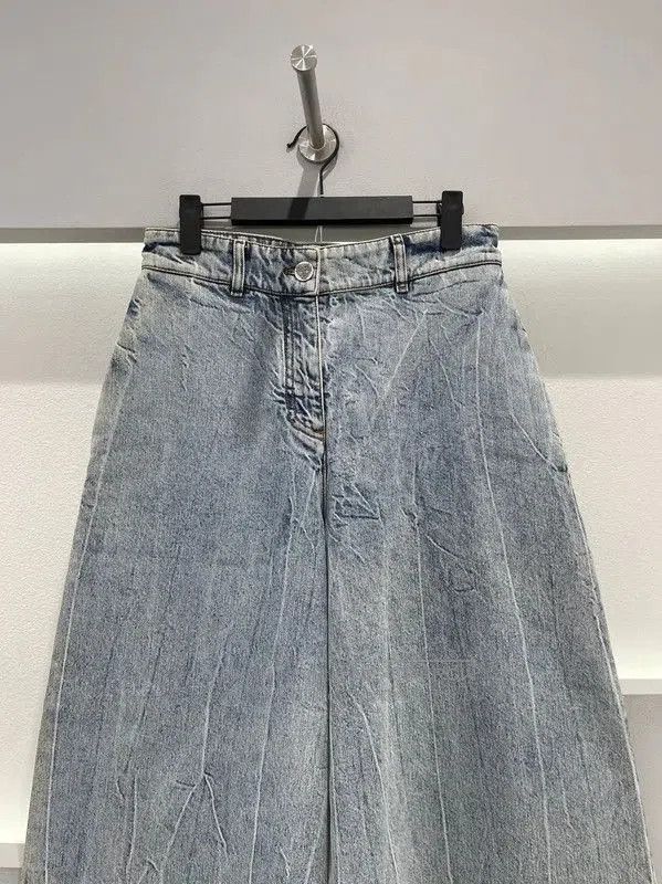 Chanel Chanel Light Blue Cotton Women's Denim Pants . Size 28" / US 6 / IT 42 - 3 Thumbnail