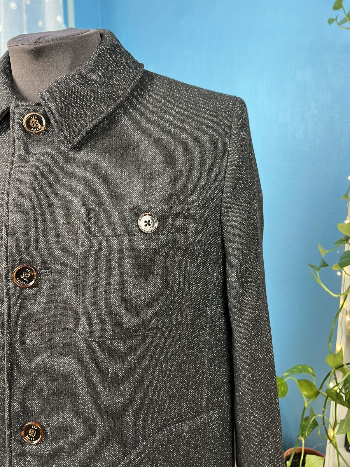 Ted Baker Ted Baker men’s coat jacket wool basic London Size US L / EU 52-54 / 3 - 3 Thumbnail