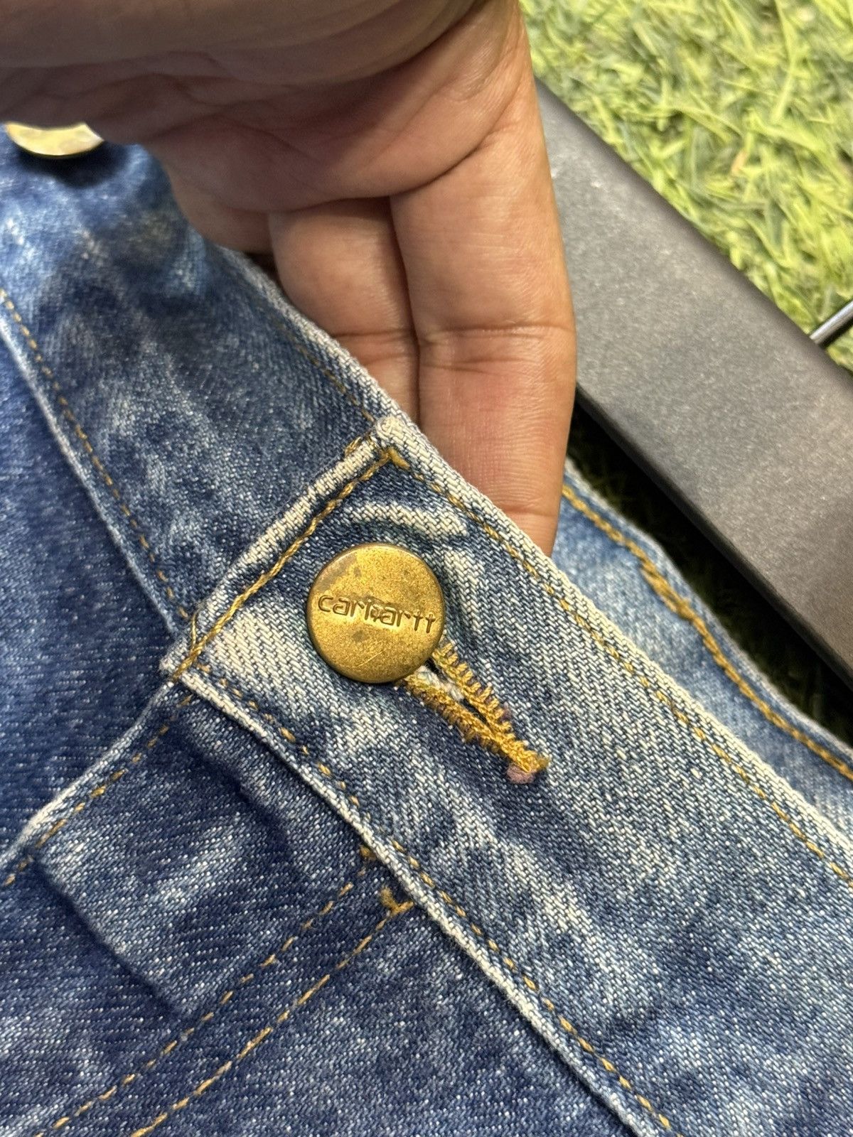 Carhartt Vintage Carhartt B07 DNM double knee carpenter denim 00s Size US 40 / EU 56 - 5 Thumbnail
