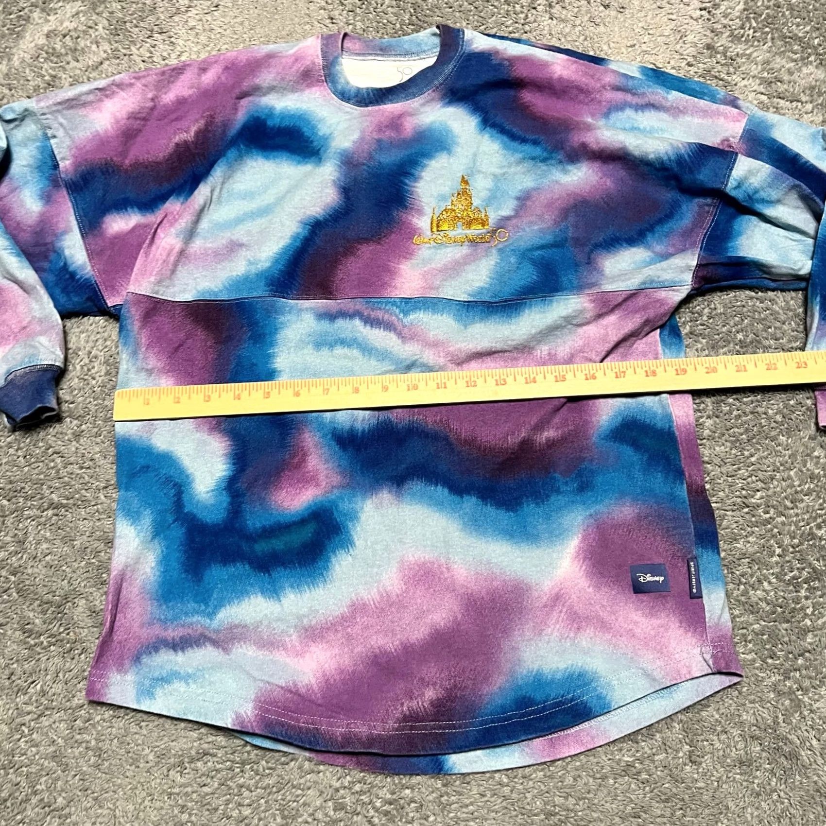 Disney Walt Disney Shirt Womens XS World 50th Anniv. Grand Finale Tie Dye Spirit Jersey Size XS / US 0-2 / IT 36-38 - 5 Thumbnail