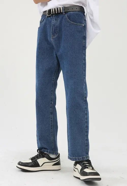 Other Blue trendy casual straight jeans Size US 32 / EU 48 - 3 Thumbnail