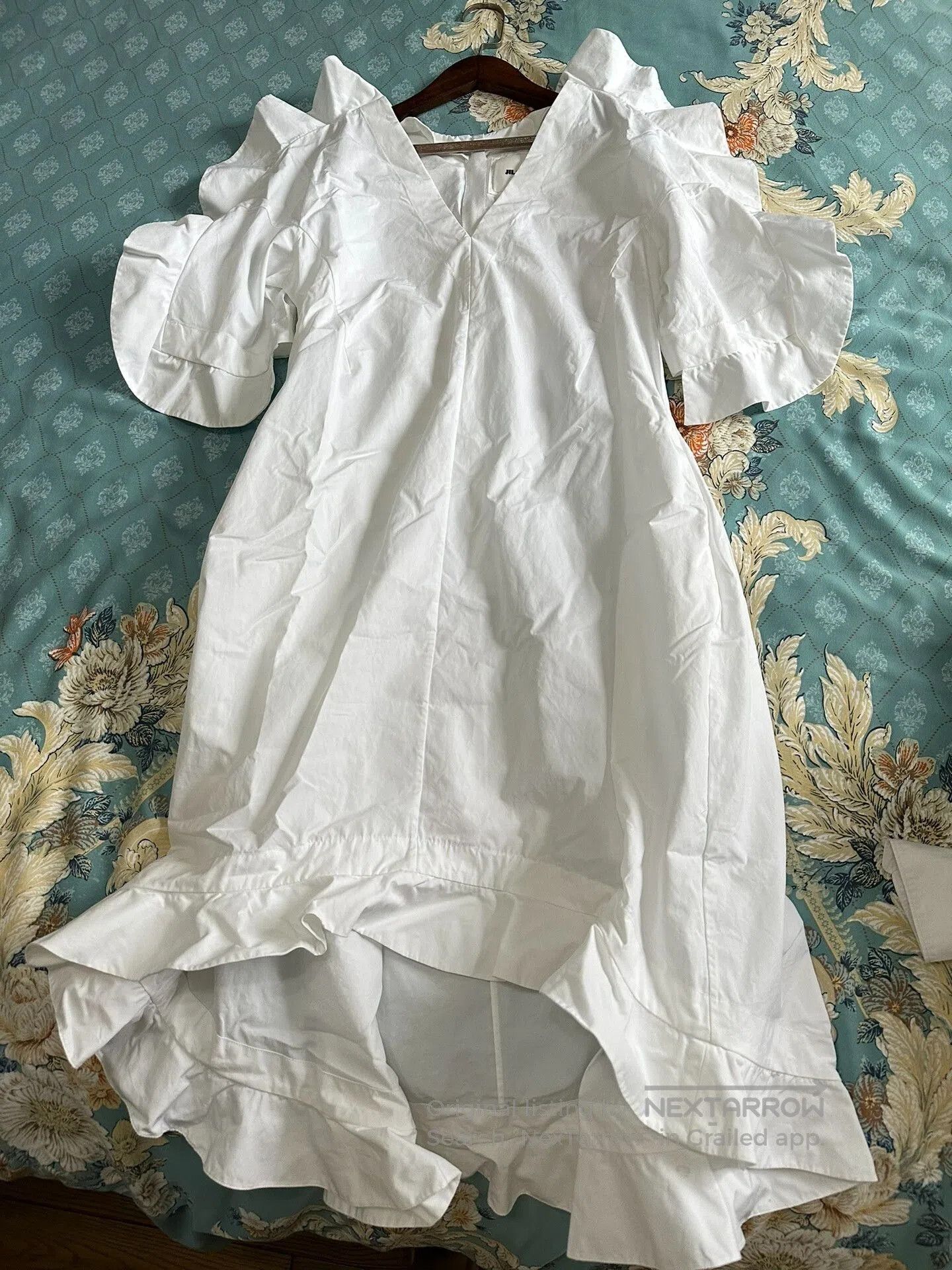 Jil Sander Jilsander Ruffled Women's Dress. Size M / US 6-8 / IT 42-44 - 1 Thumbnail