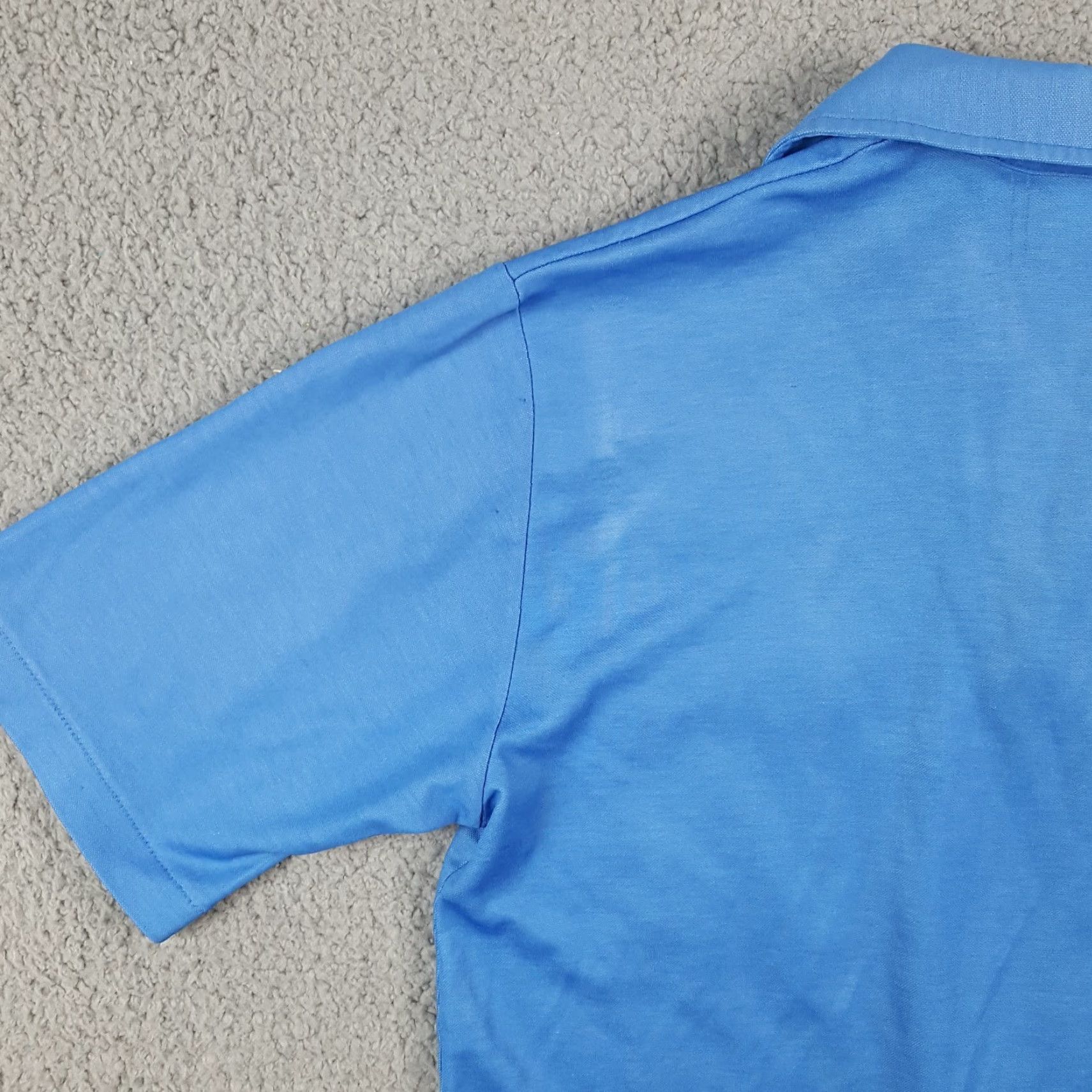Vintage Vintage Classic Collection Polo Shirt Men Blue Button Collared Short Sleeve 70s 80s Preppy Cotton Polyester Size M Size US M / EU 48-50 / 2 - 7 Thumbnail