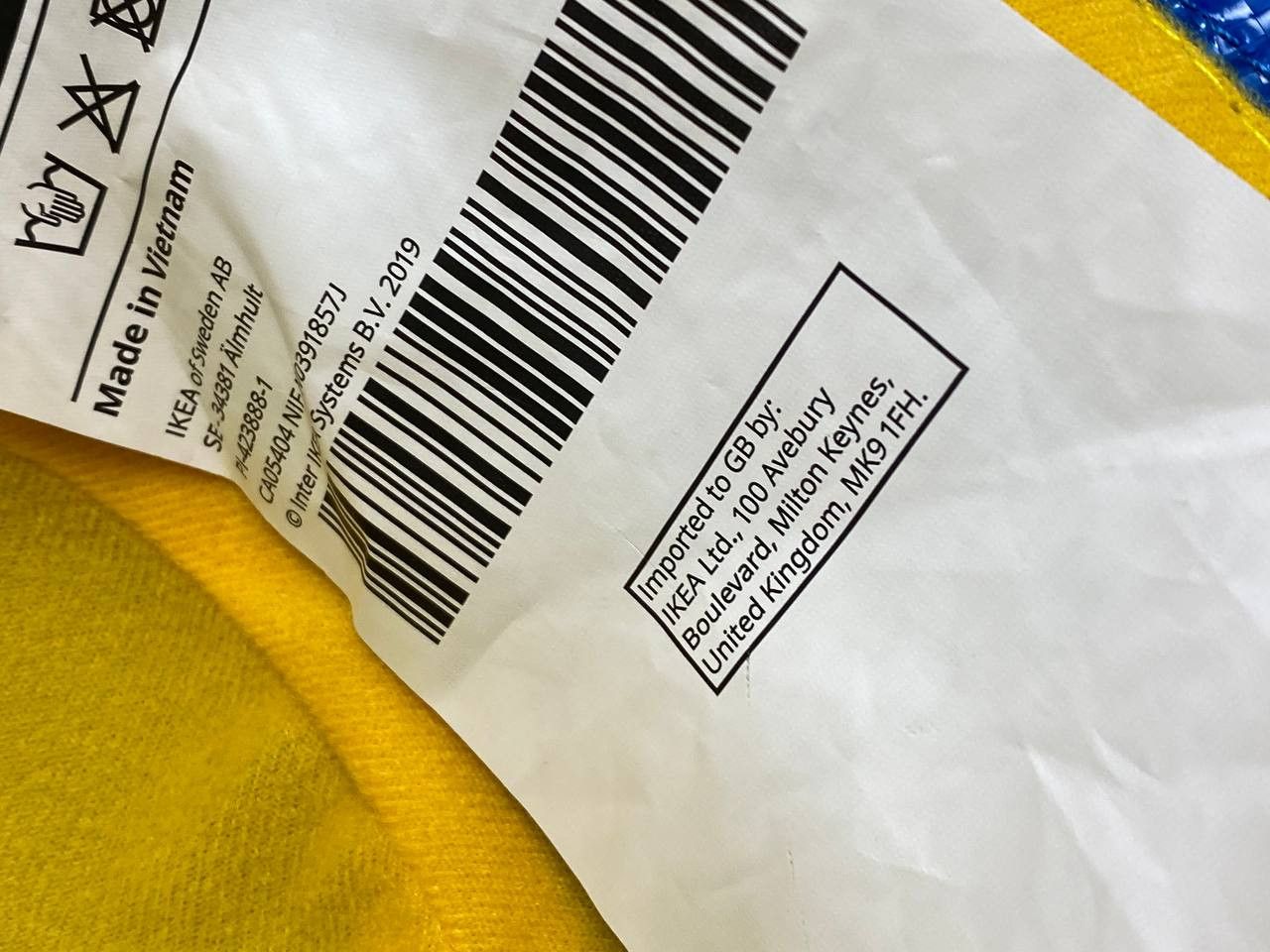 Ikea × Virgil Abloh Ikea by Virgil Abloh Bucket Hat KNORVA Size ONE SIZE - 9 Thumbnail