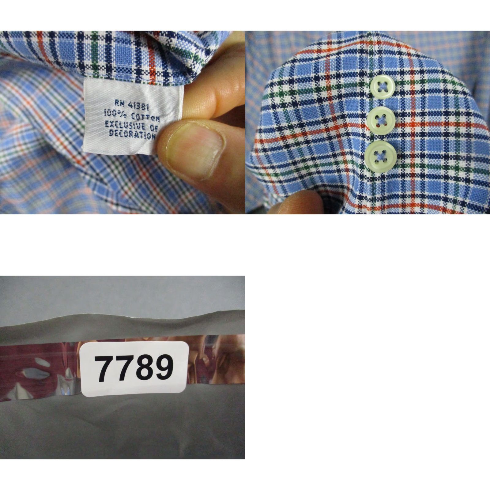 Ralph Lauren Ralph Lauren Shirt XL Men Blue Plaid Long Sleeve Button-Up Pony Size US XL / EU 56 / 4 - 8 Thumbnail
