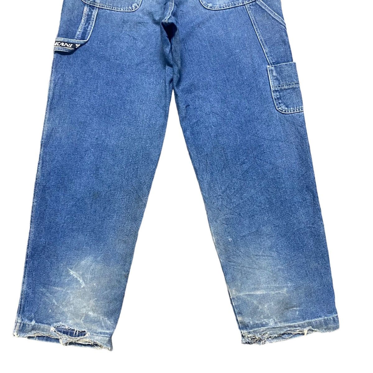 Karl Kani Vintage Kani Denim Carpenter Baggy Pants Size US 33 - 11 Thumbnail
