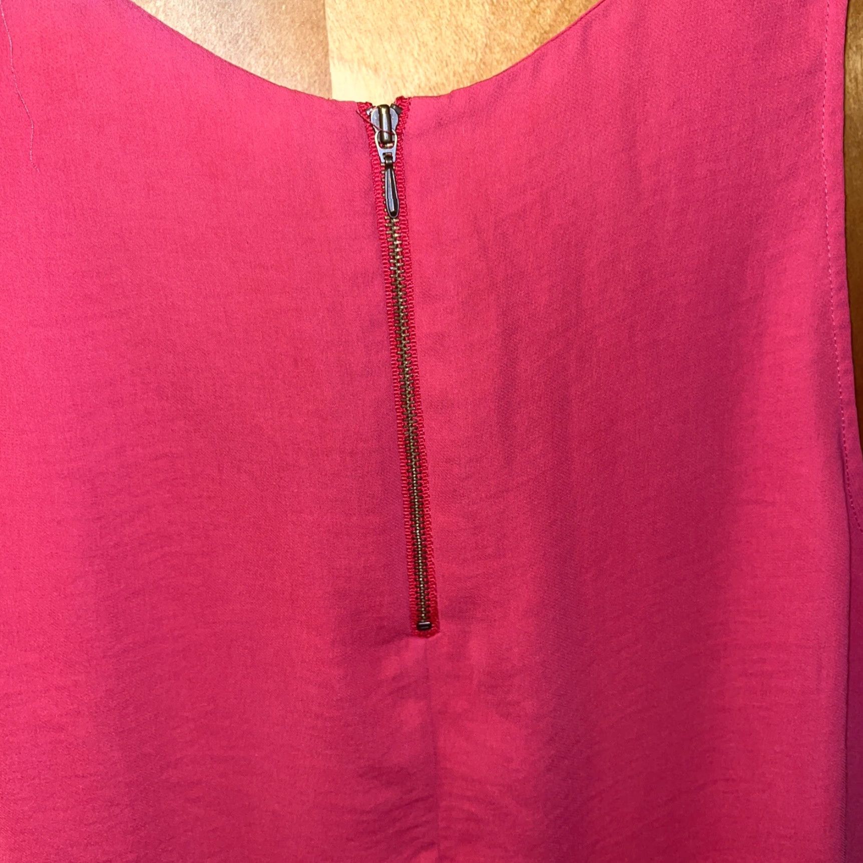 Banana Republic Banana Republic Blouse Womens M Pink Sleeveless W/ Decorative Ribbon Shirt Size M / US 6-8 / IT 42-44 - 5 Thumbnail
