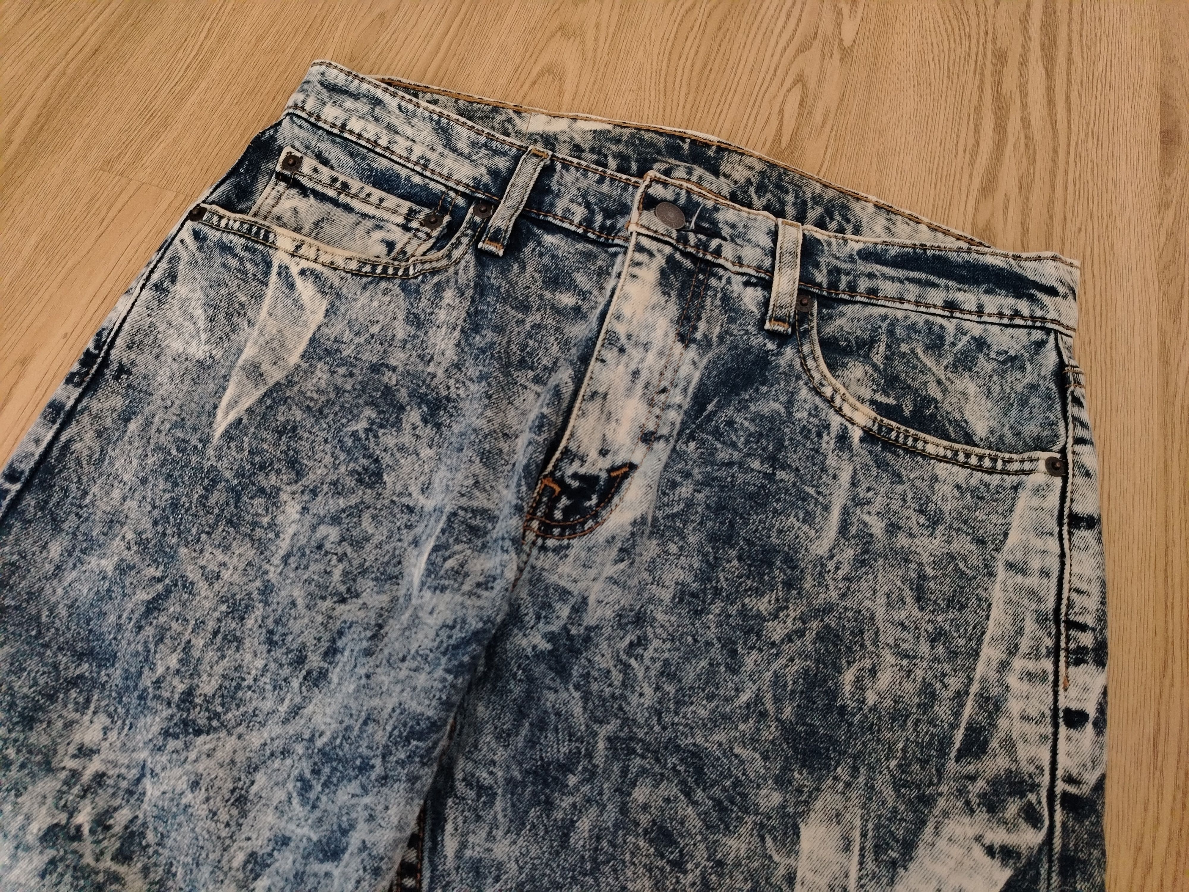 Levi's × Vintage Levis 512 Taper Jeans Acid Wash Vintage Size US 33 - 5 Thumbnail