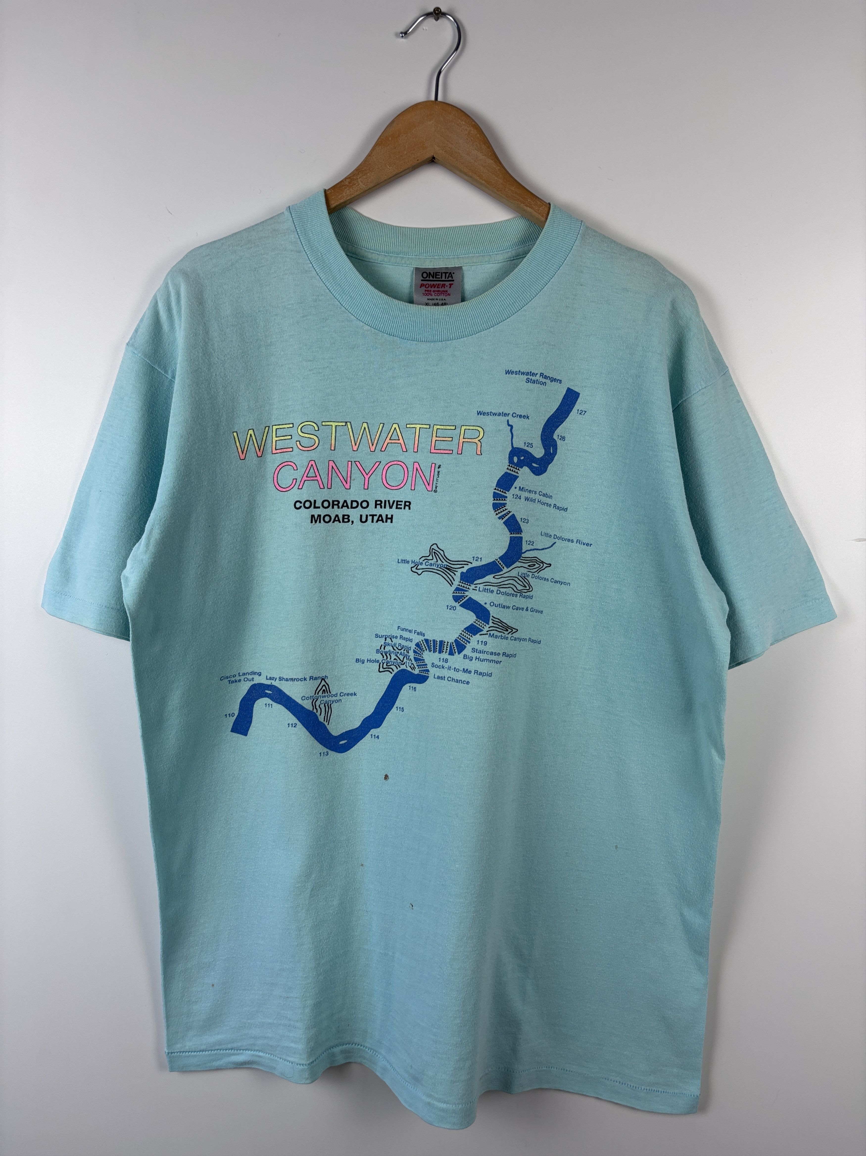 Vintage Westwater Canyon Sheri Griffith River Expeditions T-Shirt Size US XL / EU 56 / 4 - 1 Thumbnail