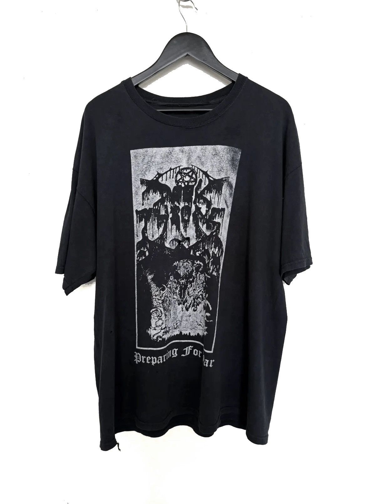 Band Tees × Vintage Darkthrone Preparing for War T-shirt Size US XL / EU 56 / 4 - 1 Thumbnail