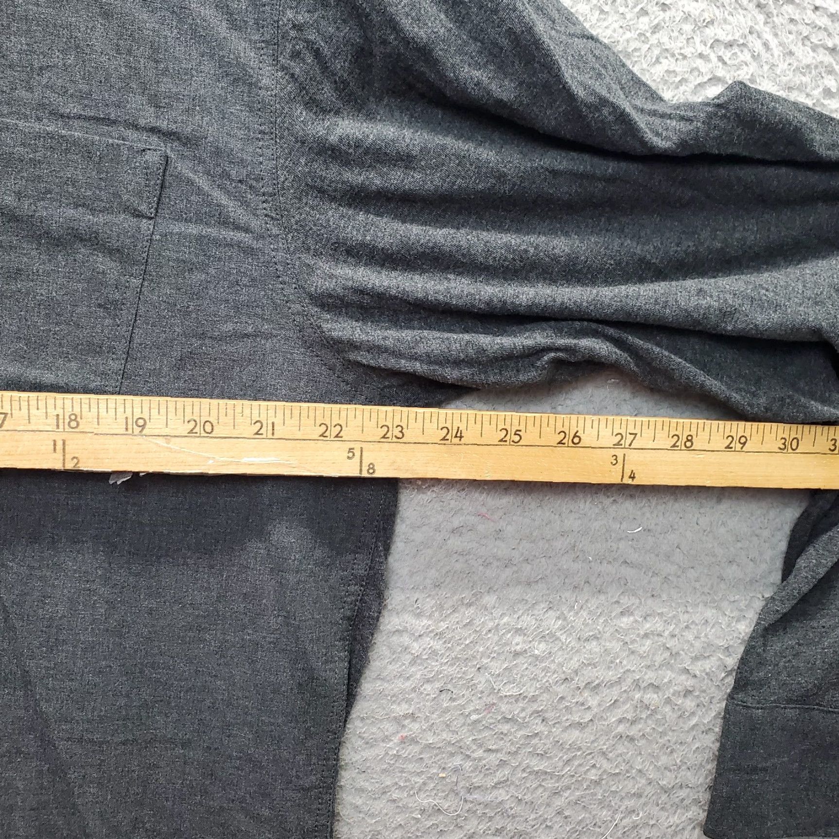 Vintage WRK Reworked Shirt Mens XXL Dark Gray Poplin Knit Paneled Button Down Size US XXL / EU 58 / 5 - 4 Thumbnail