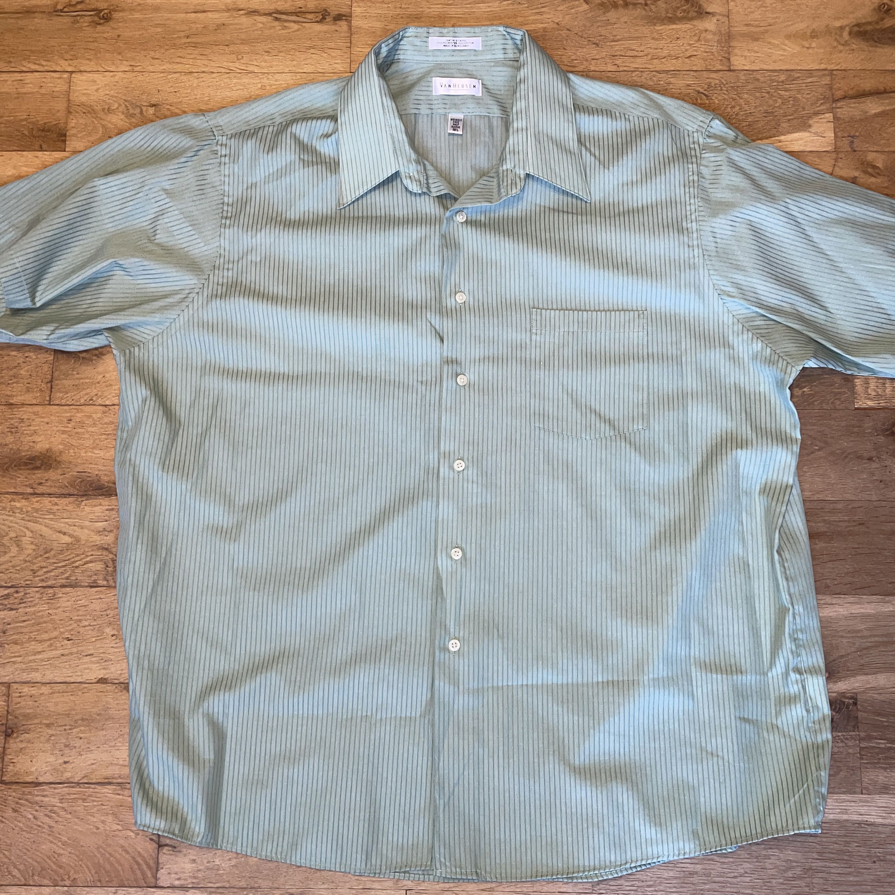 Van Heusen × Vintage Van Heusen Men's Elegant Fashion Shirt Size 4 Xl Size US XXL / EU 58 / 5 - 1 Thumbnail