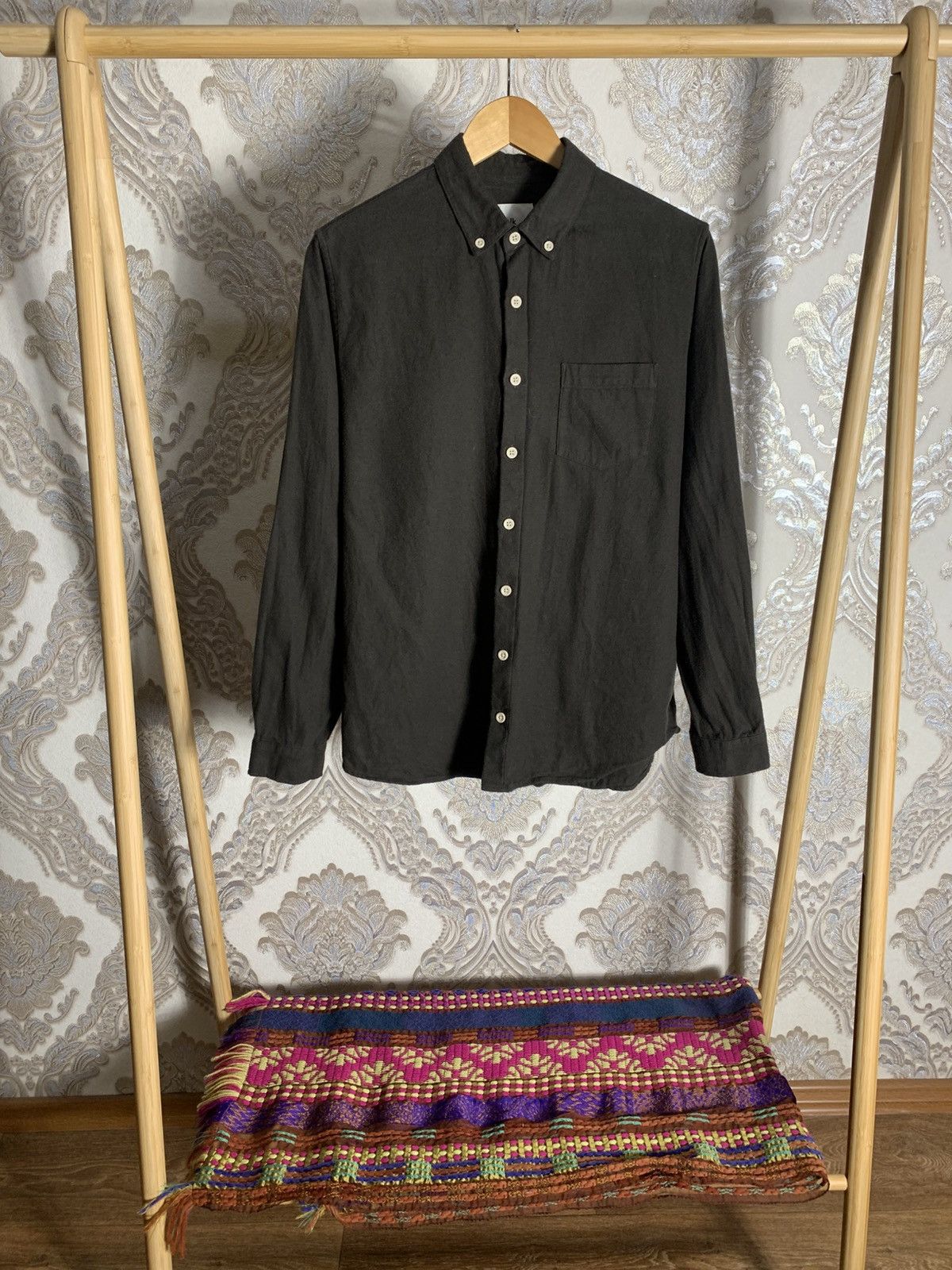 Folk VINTAGE FOLK CASUAL DESIGNER WOOL SHIRT JAPAN STYLE Y2K 90s Size US S / EU 44-46 / 1 - 1 Thumbnail