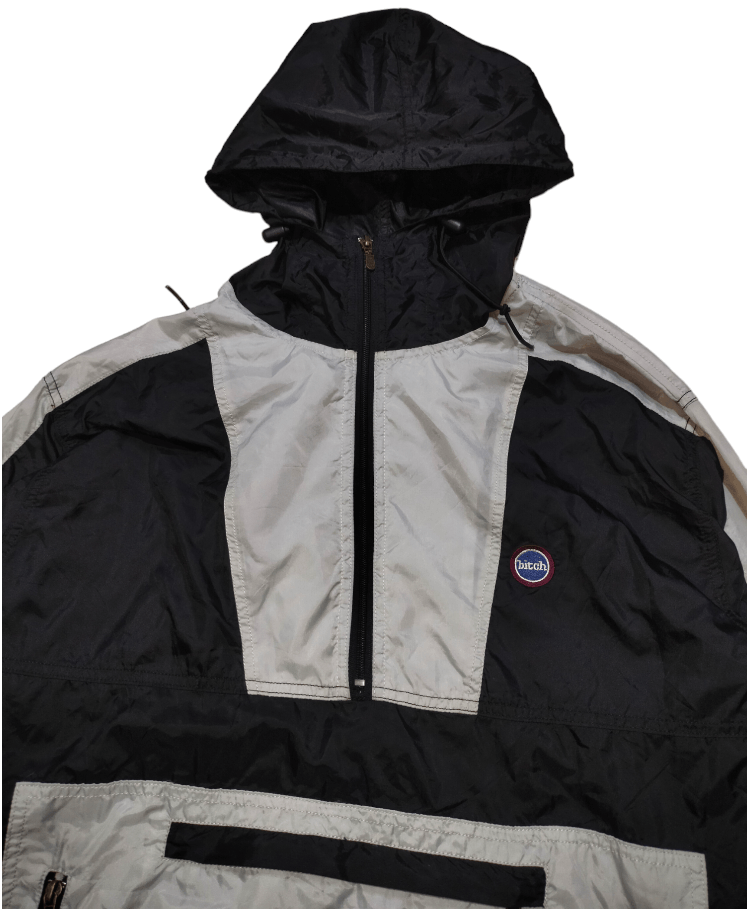 Hook-Ups VIntage Bitch Skateboarding Two Tone Anorak Jacket Size US L / EU 52-54 / 3 - 6 Thumbnail
