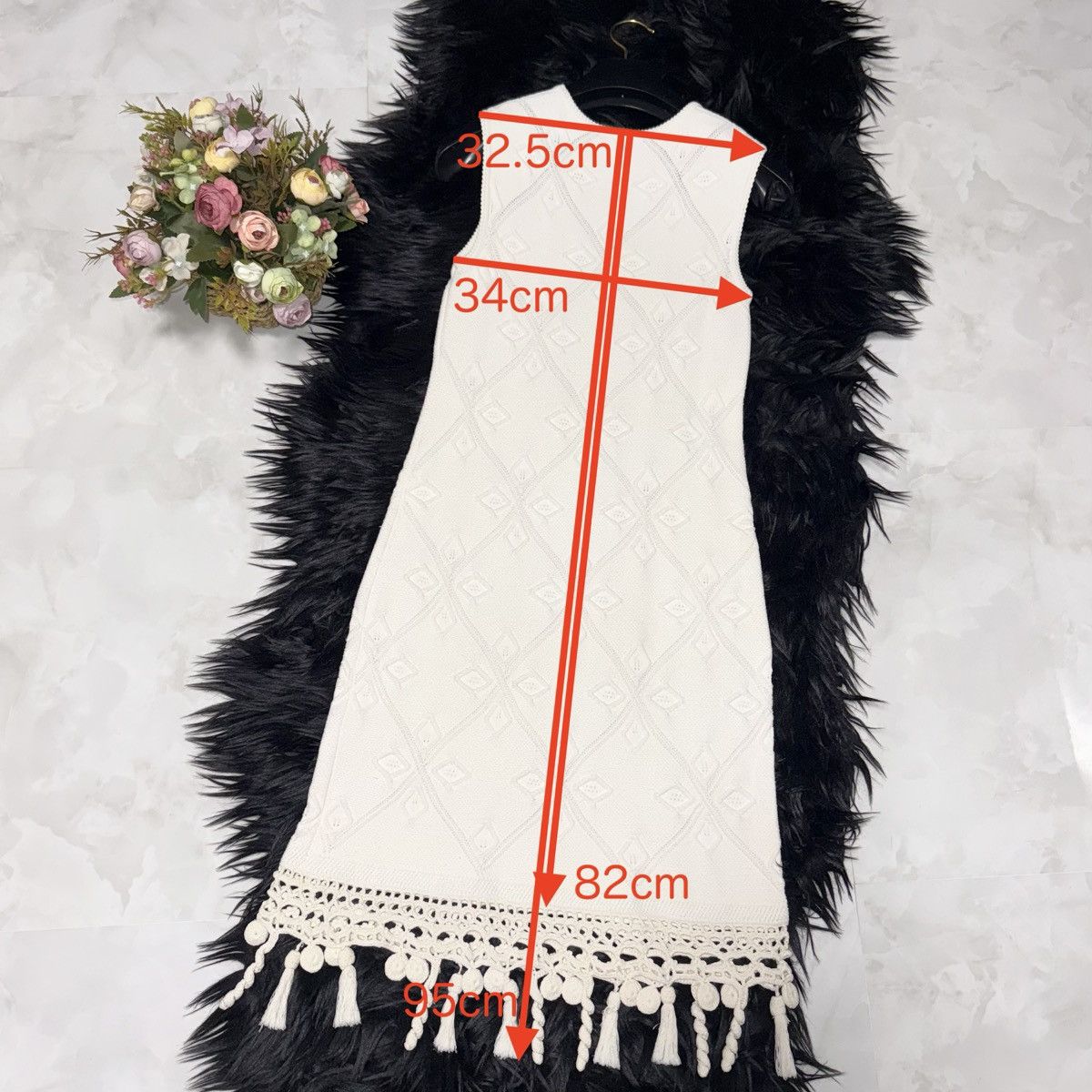 Chanel Genuine Chanel matelassé crochet decoration knit dress 36 Size XS / US 0-2 / IT 36-38 - 4 Thumbnail