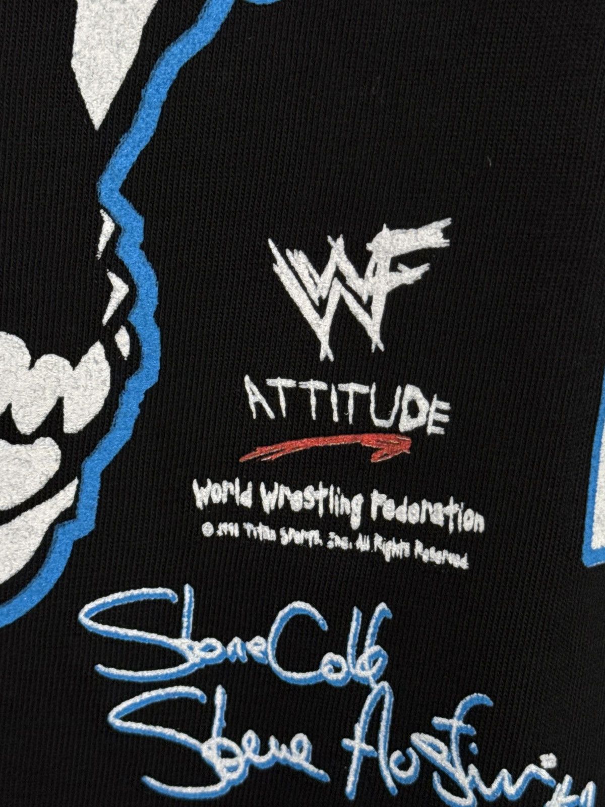 WWF Vintage WWF 1998 Stone Cold Steve Wanna Raise Some Hell M Size US M / EU 48-50 / 2 - 16 Thumbnail