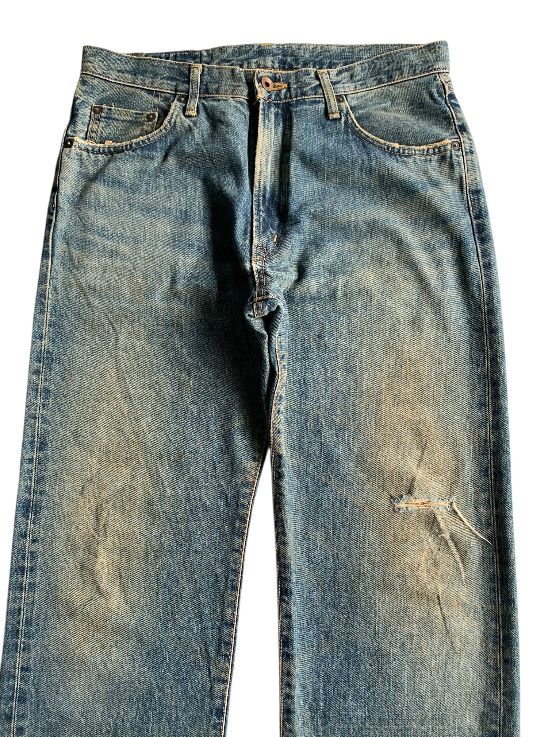 Japanese Brand × Kapital × Vintage VINTAGE EDWIN 505XX SELVEDGE RUSTY DISTRESSED DENIM Size US 34 / EU 50 - 6 Thumbnail