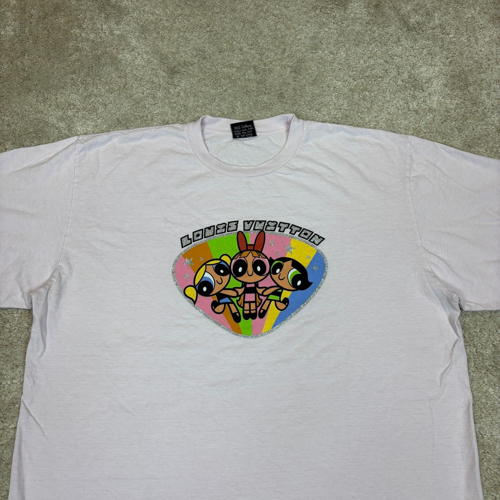 Mega Yacht Mega Yacht Power Puff Girls Shine Bright LV Logo Shirt XL Size US XL / EU 56 / 4 - 2 Thumbnail