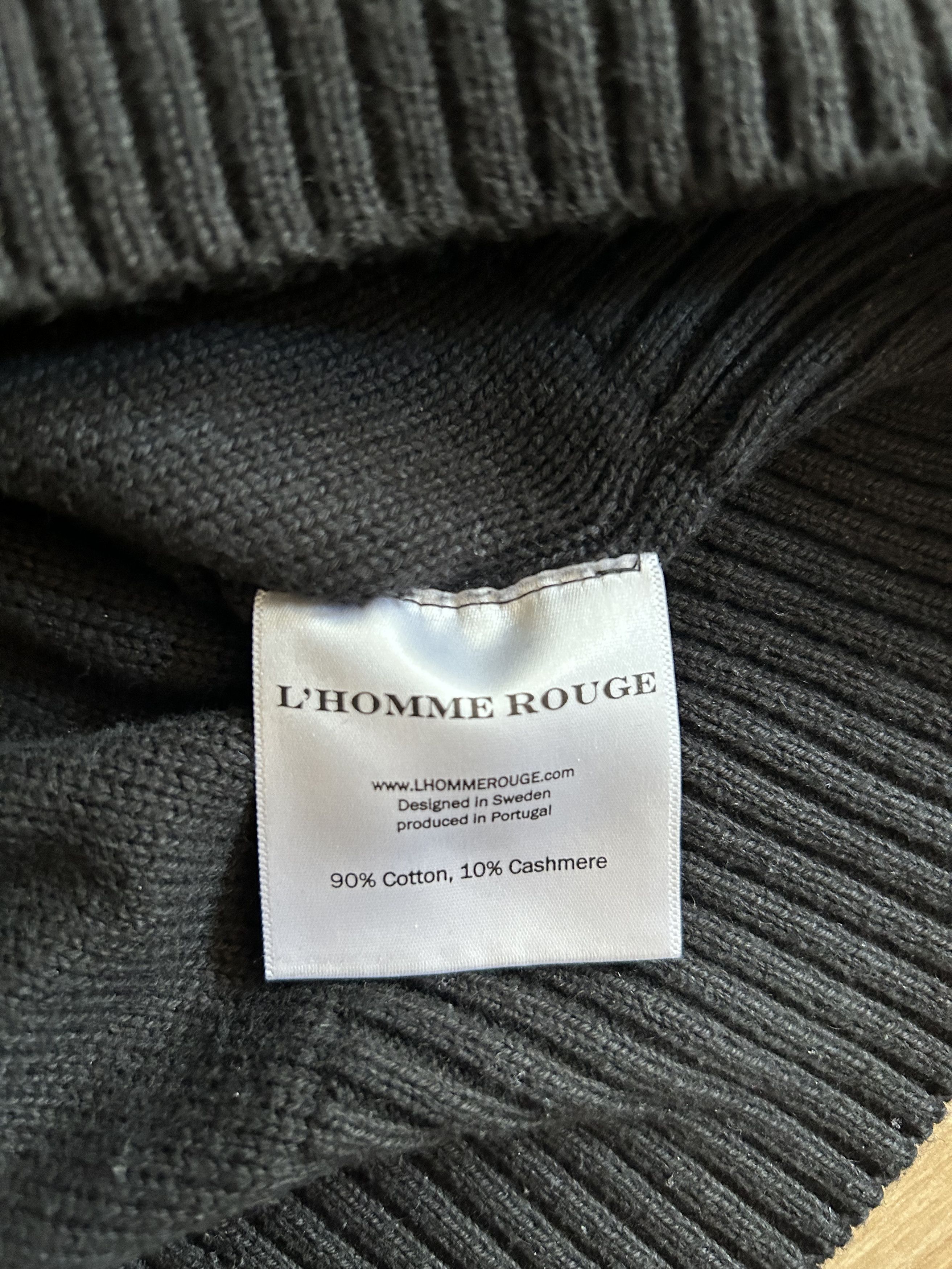 L'Homme Rouge Leaving Home Embroidered Cashmere Sweater Size US L / EU 52-54 / 3 - 4 Thumbnail