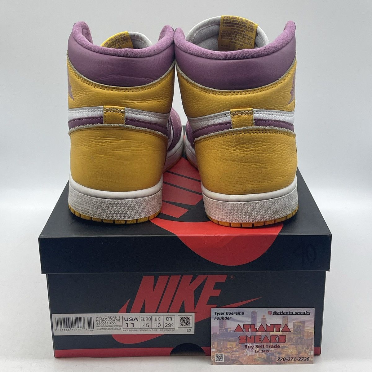 Jordan Brand Air Jordan 1 high brotherhood Size US 11.5 / EU 44-45 - 3 Thumbnail