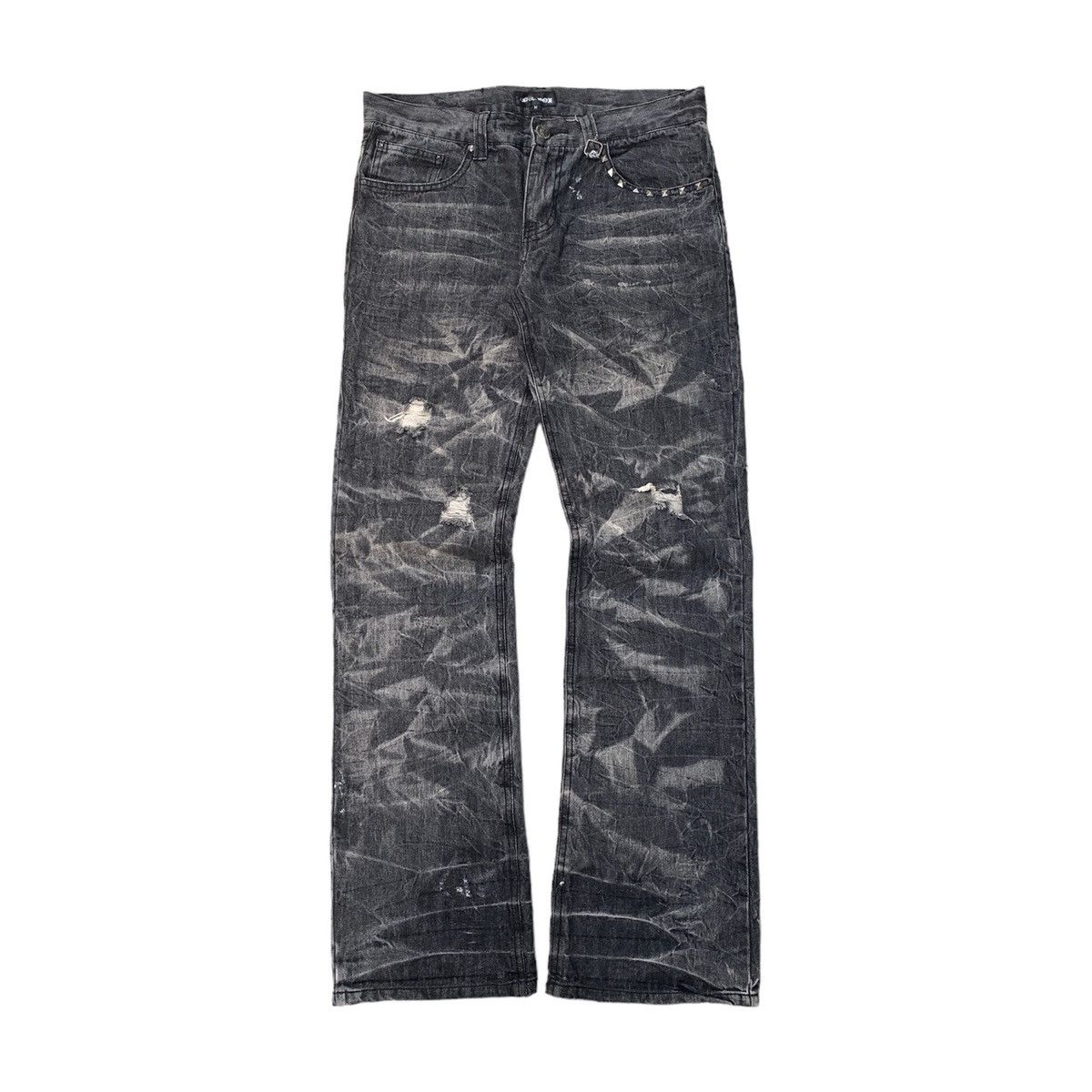 【LOWBOX】 Damage Design Denim Men's LOWBOX Denim | Grailed