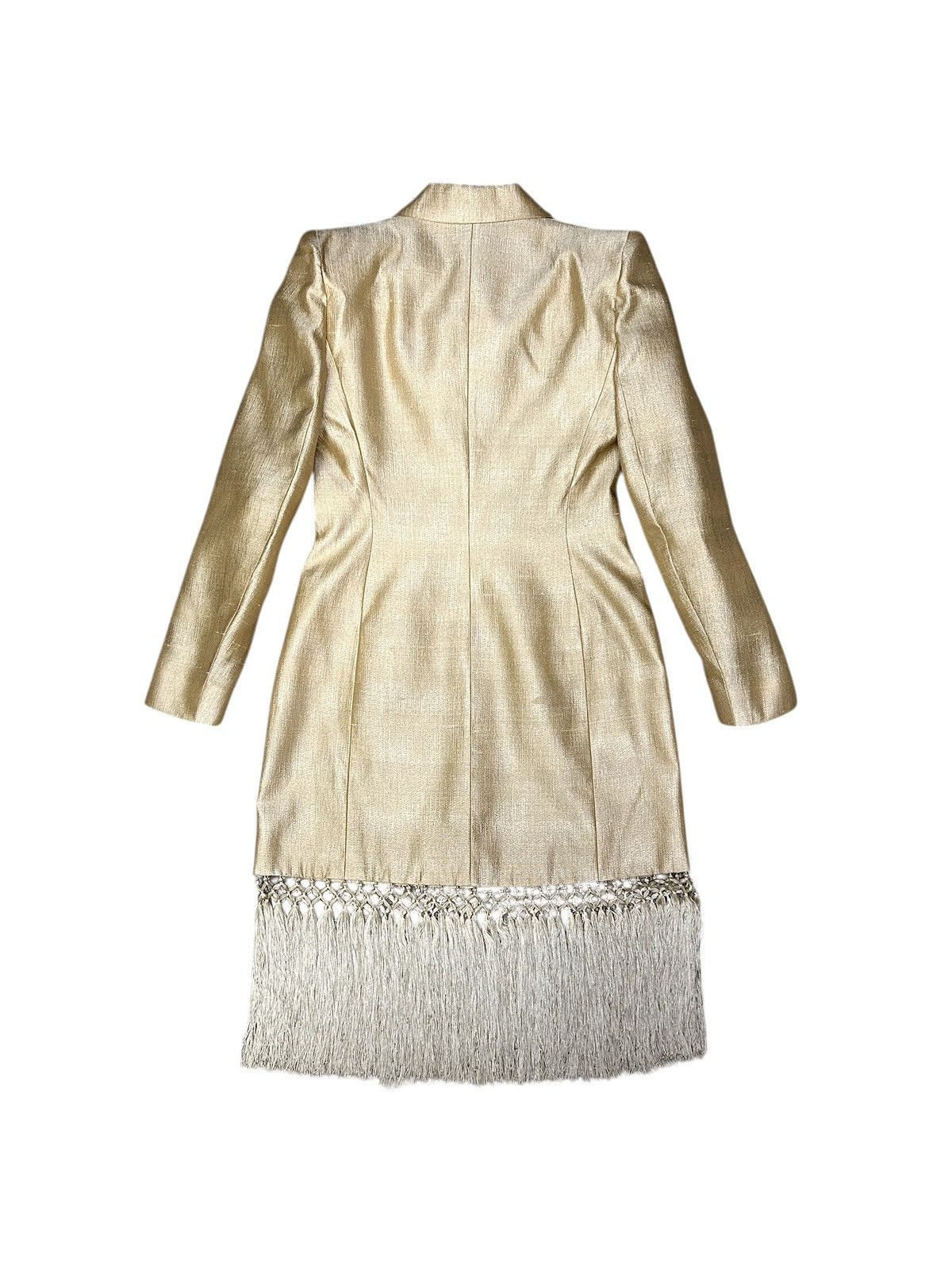 Alexander McQueen S/S 98 Givenchy by McQueen Silk Coat with Tassel Size M / US 6-8 / IT 42-44 - 2 Thumbnail