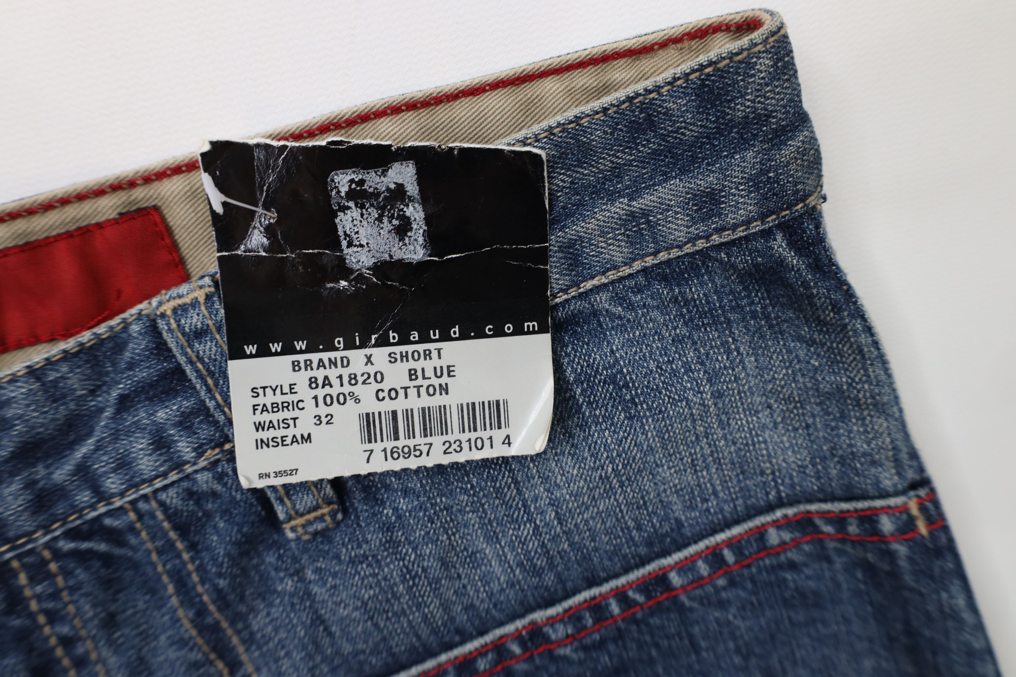 Marithe + Francois Girbaud × Vintage Deadstock Vintage 90s Marithe Francois Girbaud Jean Shorts Size US 32 / EU 48 - 7 Thumbnail