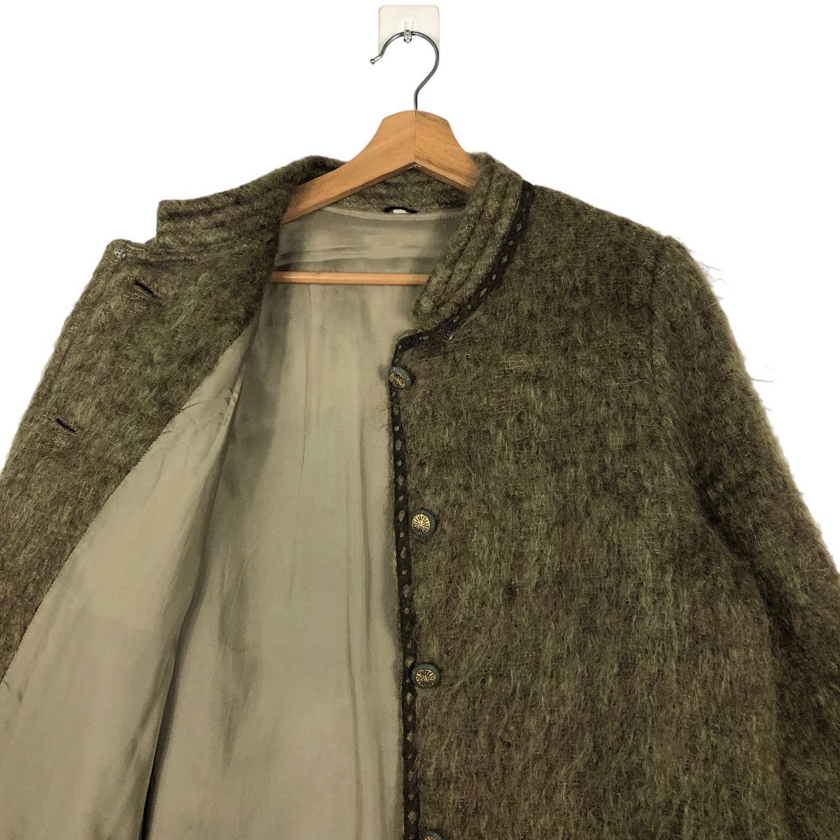 Japanese Brand 🔥VINTAGE BUTTON JACKET MOHAIR WOOL ISSEY MIYAKE Size US M / EU 48-50 / 2 - 12 Thumbnail