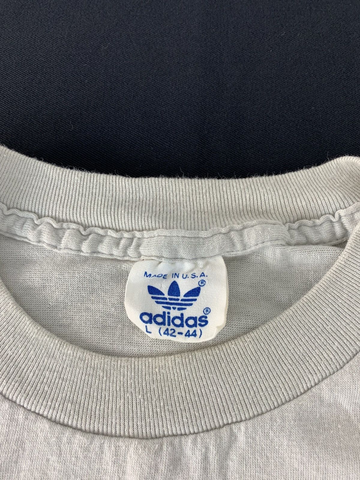 Adidas 90s Adidas Trifoil Trikot Sleeveless Plain Design Tee Size US M / EU 48-50 / 2 - 4 Thumbnail
