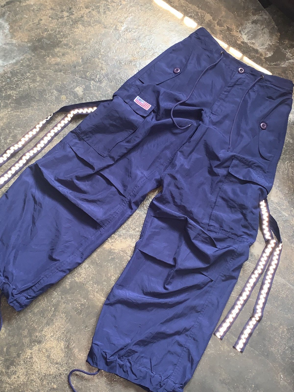Japanese Brand Vintage UFO rare parachute bondage cargo pants 90’s Size US 27 - 4 Thumbnail