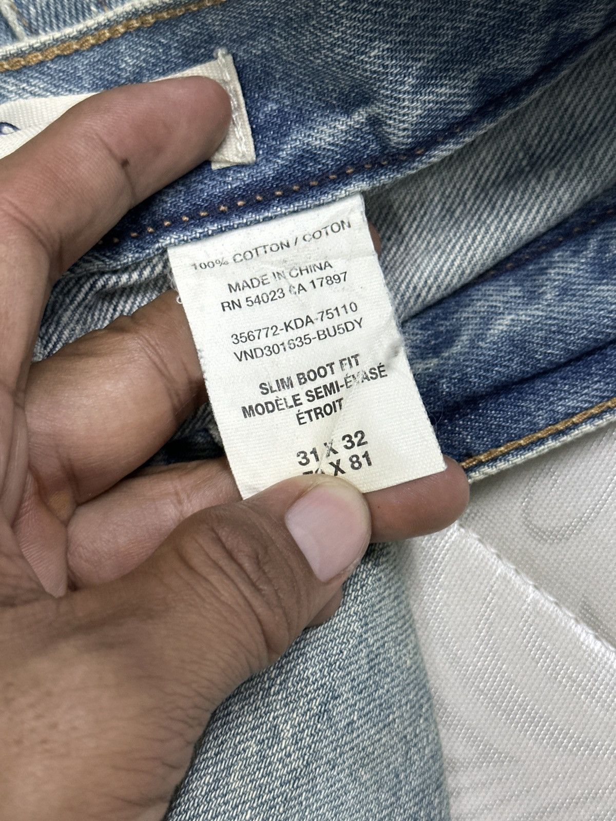 Kapital Gap 1969 San Francisco BootCut Denim 🎌💥 Size US 32 / EU 48 - 6 Thumbnail