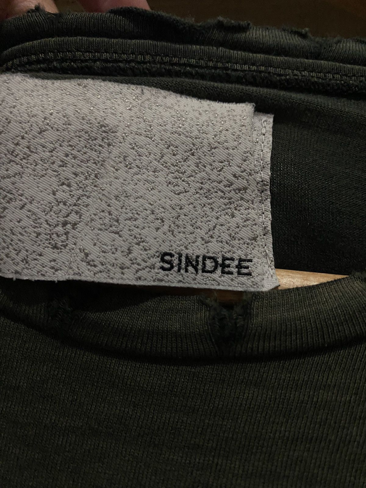 20471120 Japan Sindee Slick Punk Skull Distressed Style Pocket Tee Size US M / EU 48-50 / 2 - 8 Thumbnail