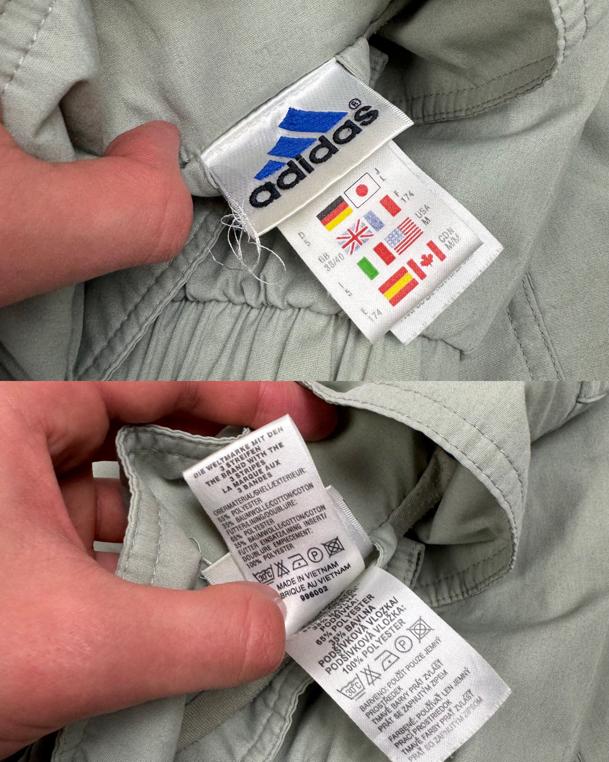 Adidas Adidas Men's Gray All-School Full Zip Windbreaker Jacket M Size US M / EU 48-50 / 2 - 3 Thumbnail