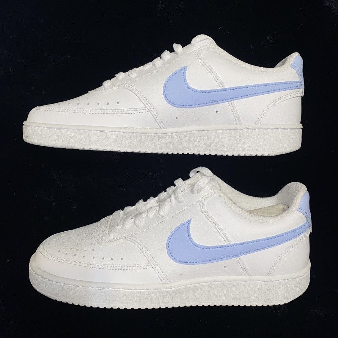 Designer × Nike Nike WMNS COURT VISION LOW 'WHITE ROYAL TINT' Size US 8.5 / IT 38.5 - 3 Thumbnail