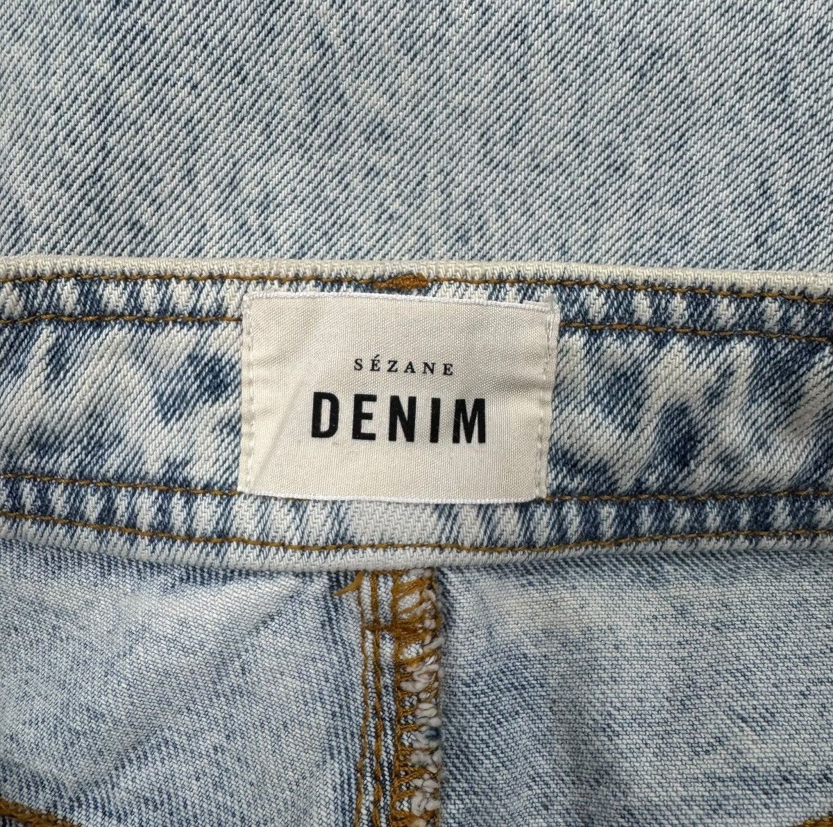 Sezane Sezane Denim Wide Leg Jeans Cotton size 36 Size 26" / US 2 / IT 38 - 11 Thumbnail