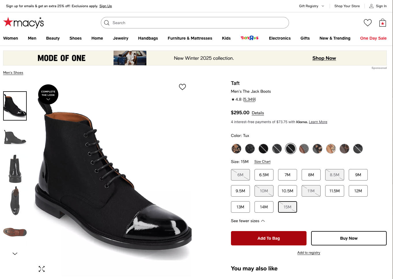 TAFT Jack the Boot - Tux Size US 15 / EU 48 - 10 Thumbnail