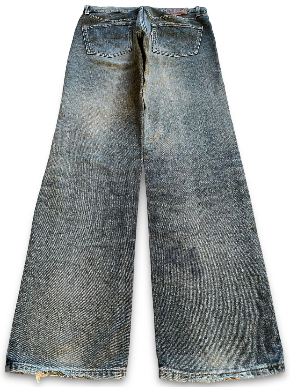Edwin Vintage Japanese Edwin Faded Wash Distressed Loose Jeans Size US 32 / EU 48 - 2 Thumbnail