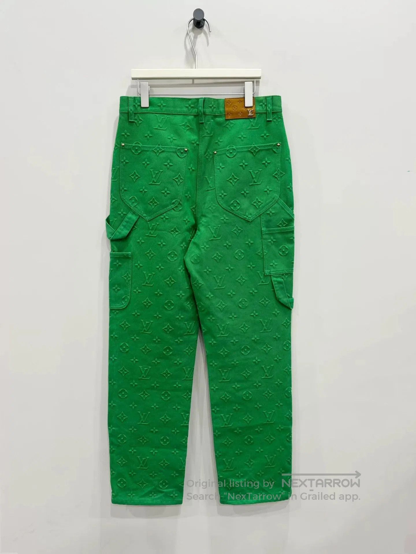 Louis Vuitton louis vuitton green carpenter pants size 32. Size US 32 / EU 48 - 2 Thumbnail
